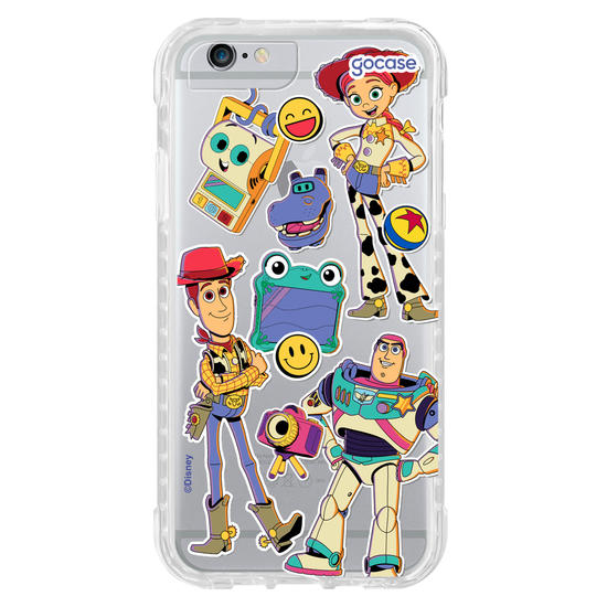 Capinha para celular  Toy Story - Stickers Coloridos