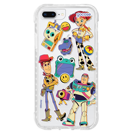 Capinha para celular  Toy Story - Stickers Coloridos