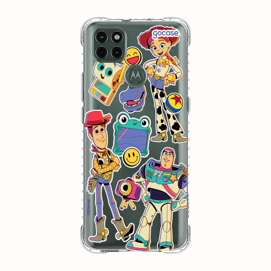 Capinha para celular  Toy Story - Stickers Coloridos