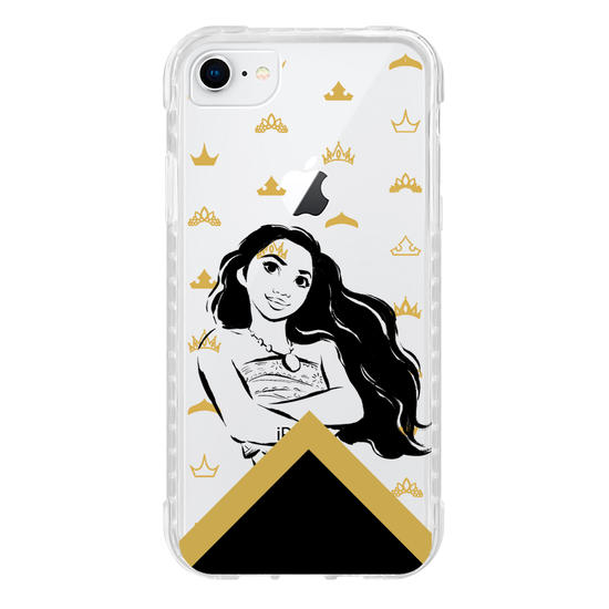 Capinha para celular Moana Dourado Elegante