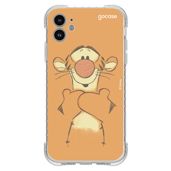 Capinha para celular Ursinho Pooh - Tigrão