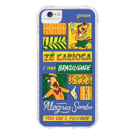 Capinha para celular  Zé Carioca - Alegria e Samba