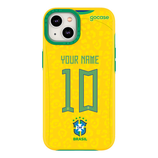 Duo Amarela - Seleção Brasileira - Uniforme 1 2022 Personalizado Phone Case