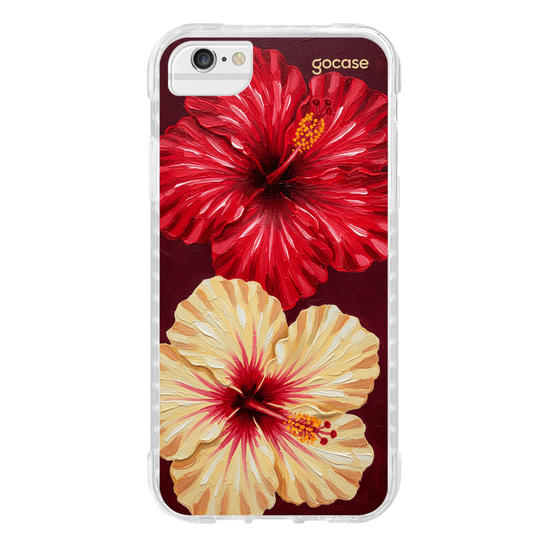 Capinha para celular  Duo Hibisco Flowers