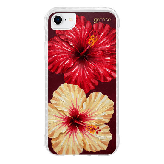 Capinha para celular  Duo Hibisco Flowers