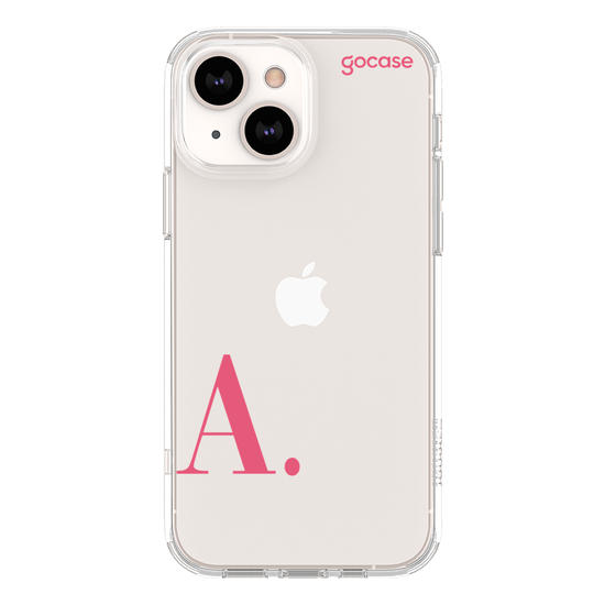 Capinha para celular Minha Inicial Rosa
