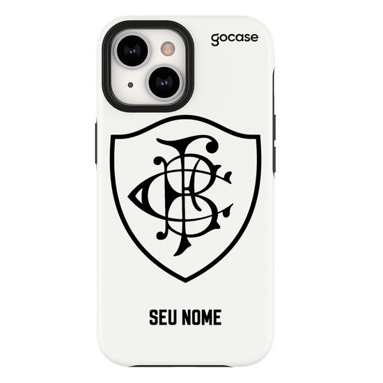 Capinha para celular Duo P&B - Botafogo - Escudo Retrô