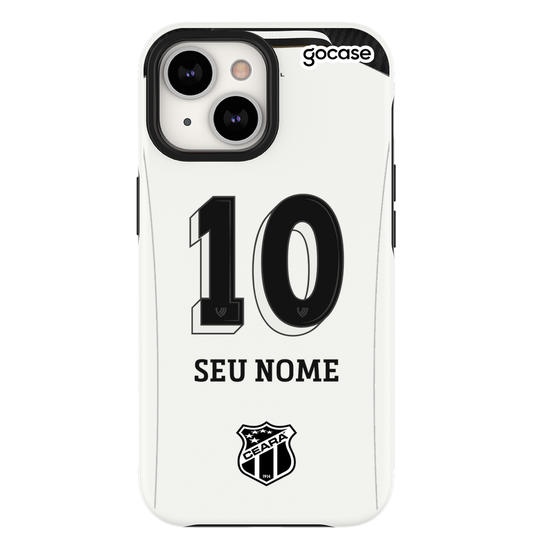 Capinha para celular Duo P&B - Ceará - Uniforme 2 2023 Personalizado