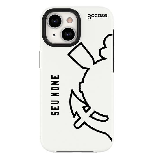 Capinha para celular Duo P&B - Corinthians - Escudo Line