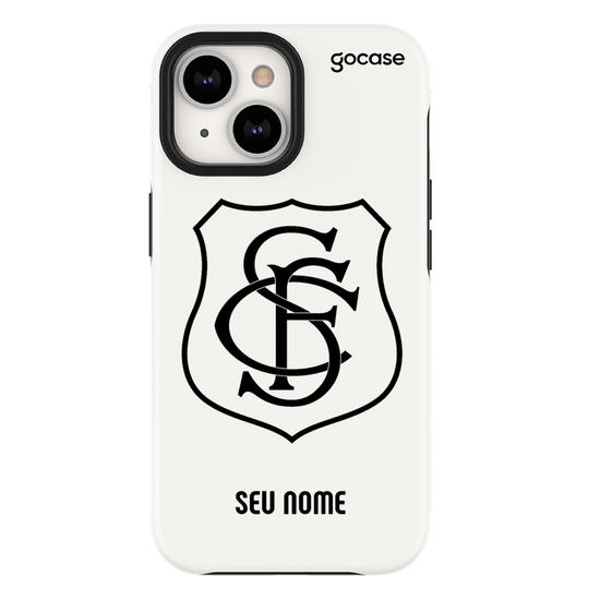 Capinha para celular Duo P&B - Santos - Escudo Antigo