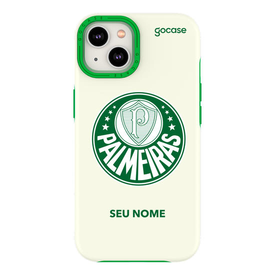 Capinha para celular Duo Verde e Branca - Palmeiras - Somos Todos