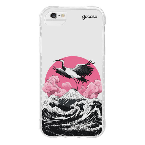 Capinha para celular  Egret at Japanese Sea