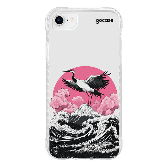 Capinha para celular  Egret at Japanese Sea