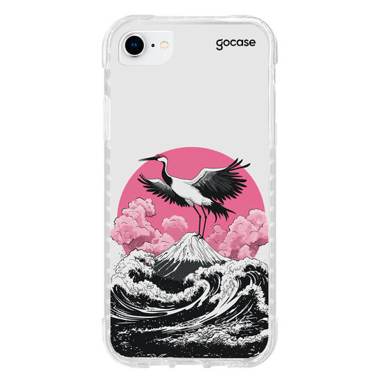 Capinha para celular  Egret at Japanese Sea
