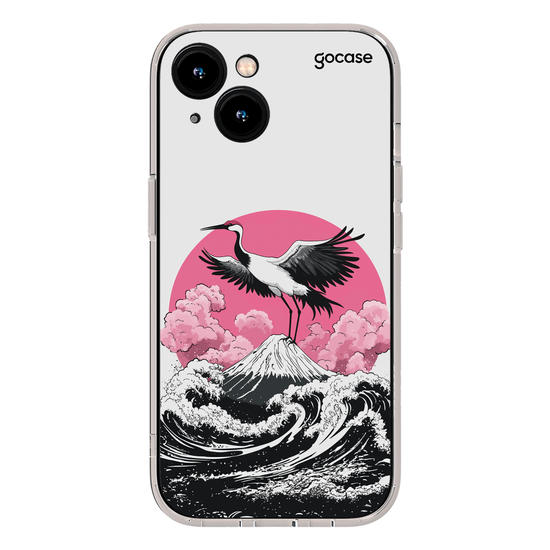Capinha para celular  Egret at Japanese Sea