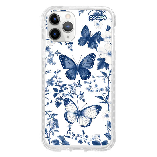 Capinha para celular  Elegant Blue Butterfly Pattern