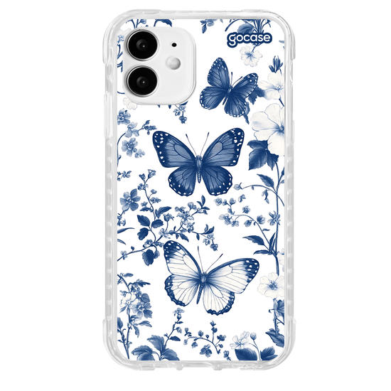 Capinha para celular  Elegant Blue Butterfly Pattern