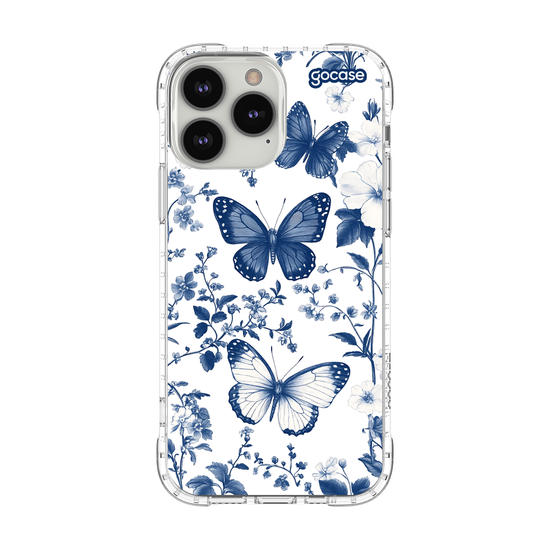 Capinha para celular  Elegant Blue Butterfly Pattern