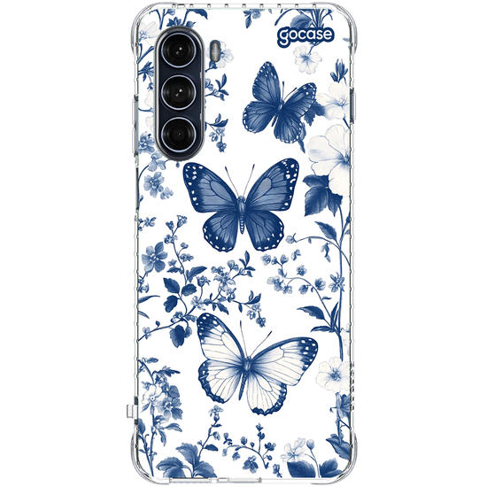  Elegant Blue Butterfly Pattern