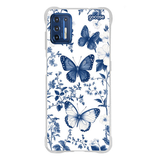 Capinha para celular  Elegant Blue Butterfly Pattern