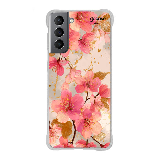 Capinha para celular  Elegant Gold Blossom