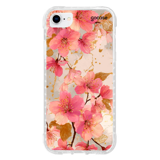 Capinha para celular  Elegant Gold Blossom