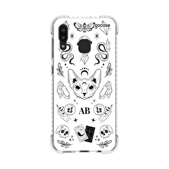 Capinha para celular  Elementos Místicos Branco