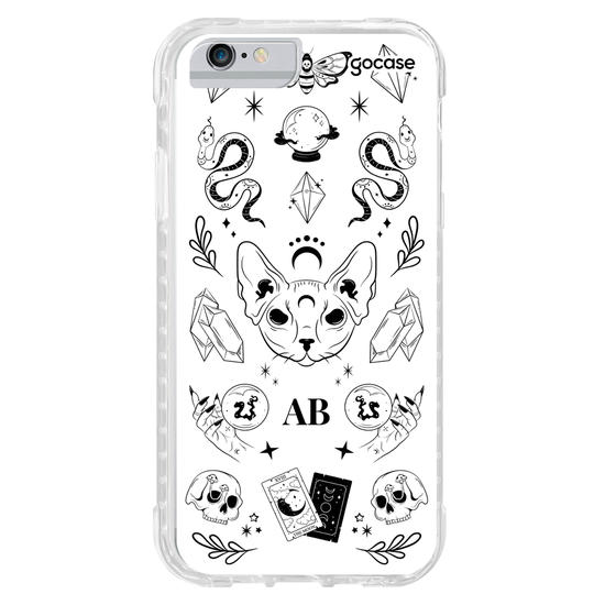 Capinha para celular  Elementos Místicos Branco