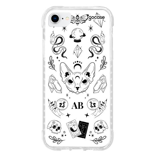 Capinha para celular  Elementos Místicos Branco