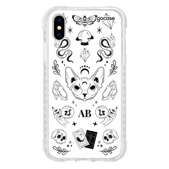 Capinha para celular  Elementos Místicos Branco