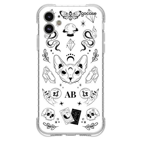 Capinha para celular  Elementos Místicos Branco