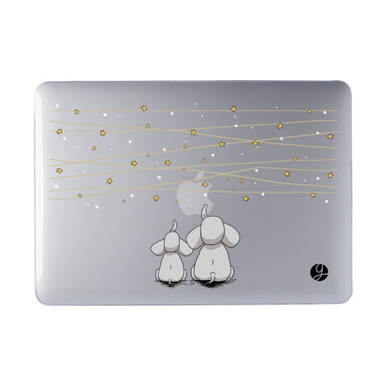 Laptop Case MacBook - Elephant and the stars