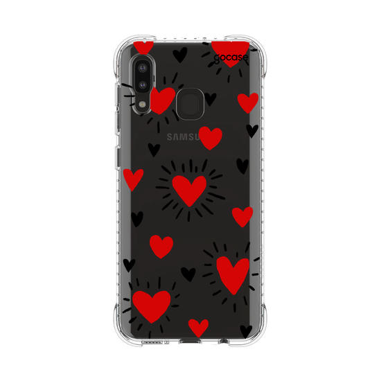 Capinha para celular Corações - By Iasmin Almeida