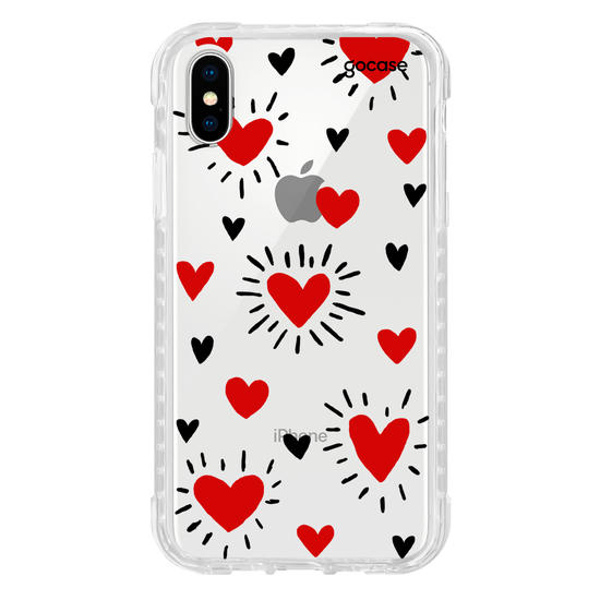 Capinha para celular Corações - By Iasmin Almeida