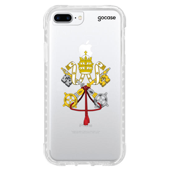 Capinha para celular  Holy See Emblem - Vaticano Capinha para celular  Holy See Emblem - Vaticano