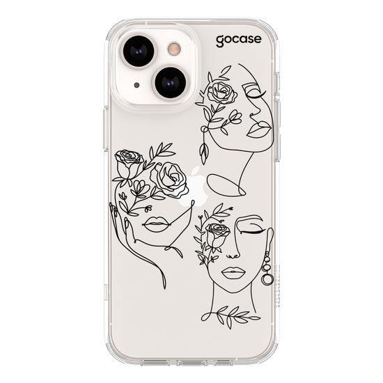 Between Flowers & women Phone Case