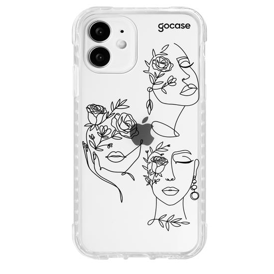 Capinha para celular Entre Flores e Mulheres