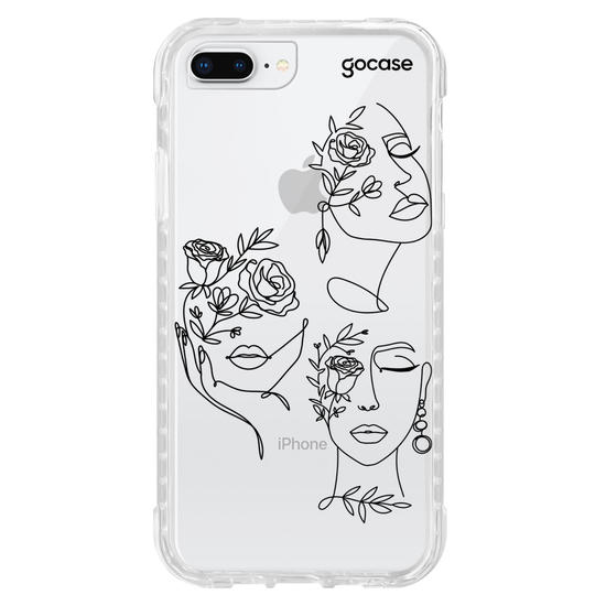 Capinha para celular Entre Flores e Mulheres