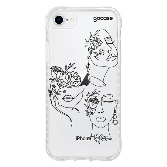 Capinha para celular Entre Flores e Mulheres