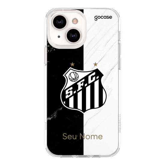Capinha para celular Escudo Santos Black & White
