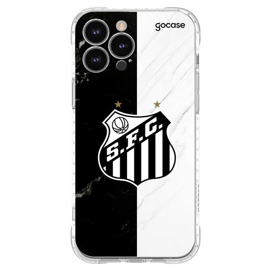 Capinha para celular Escudo Santos Black & White