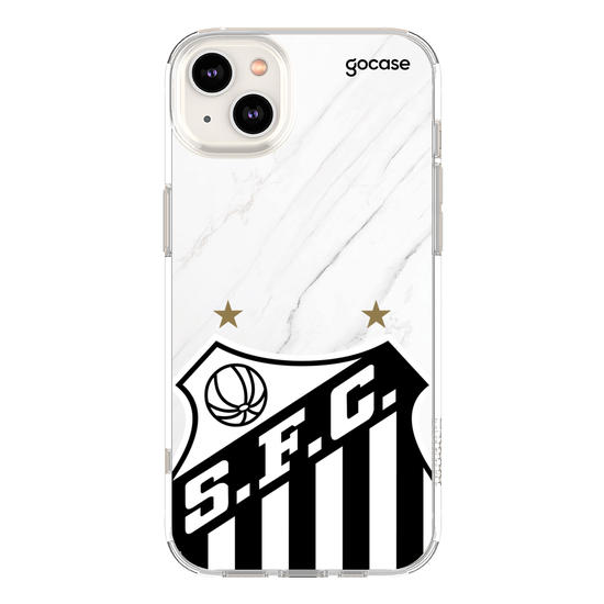 Capinha para celular Santos - Escudo White