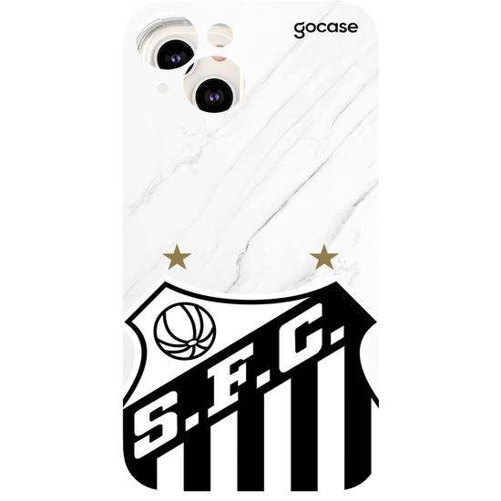 Capinha para celular Santos - Escudo White
