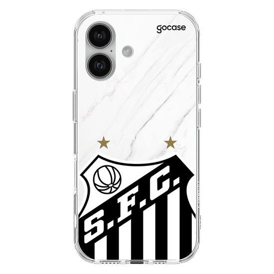 Capinha para celular Santos - Escudo White