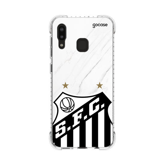 Capinha para celular Santos - Escudo White