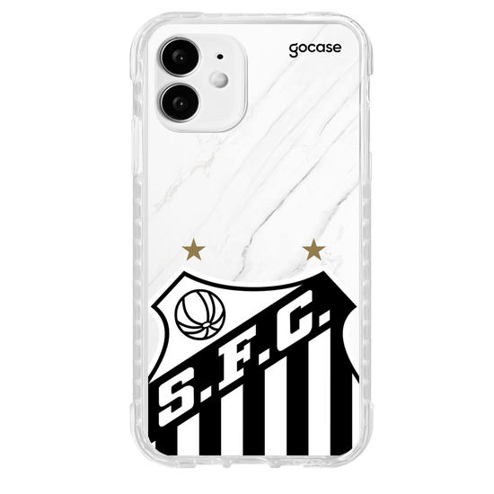 Capinha para celular Santos - Escudo White