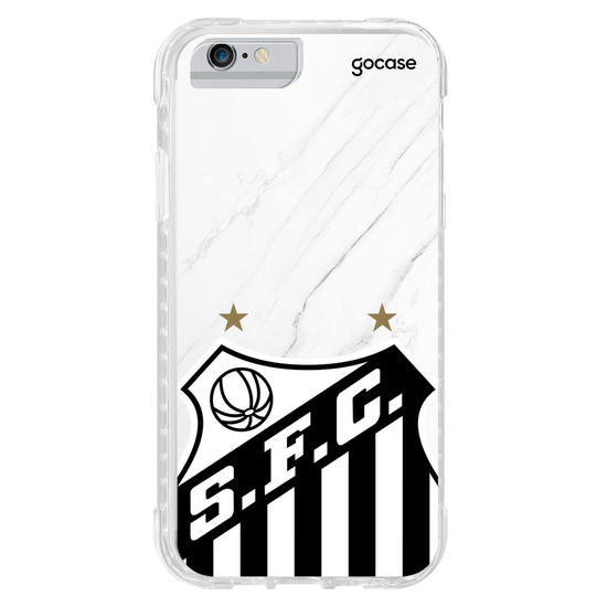 Capinha para celular Santos - Escudo White