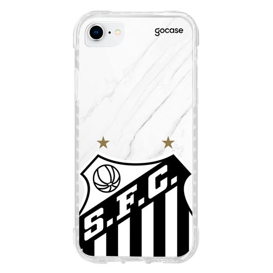 Capinha para celular Santos - Escudo White