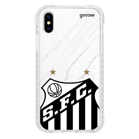 Capinha para celular Santos - Escudo White
