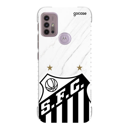 Capinha para celular Santos - Escudo White